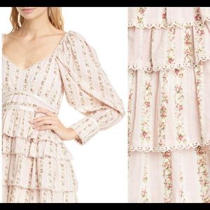 LoveShackFancy Floral Ruffle Mini Dress 🎀